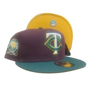 New Era Minnesota Twins Outdoors 59FIFTY Fitted Hat Cap 60 Seasons